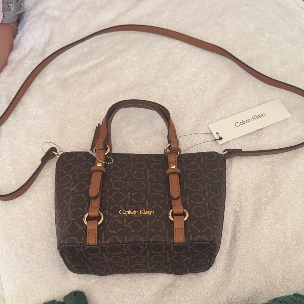 Calvin Klein Brown Crossbody Bag